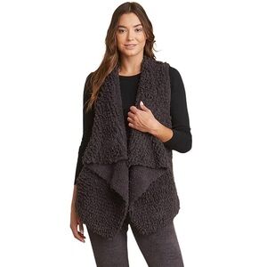 Women’s Barefoot Dreams CozyChic Loop Fringe Cascading Vest